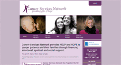 Desktop Screenshot of cancerservicesnetwork.org